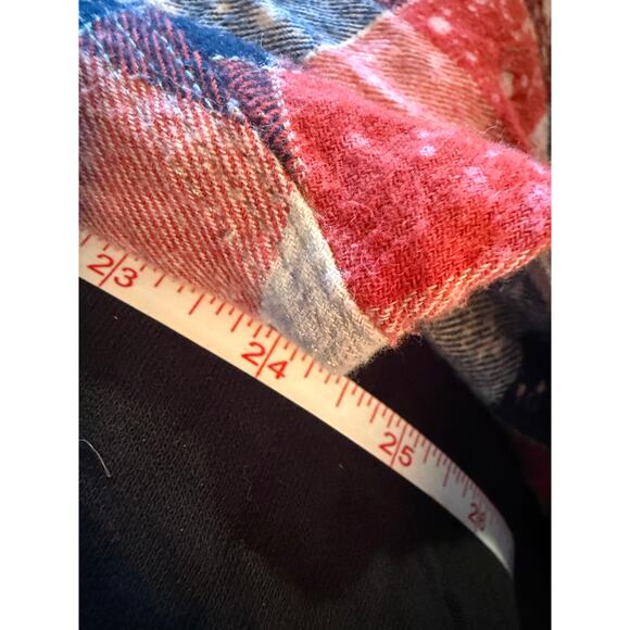 Stanley upcycled flannel shirt womens L - Picture 7 of 8